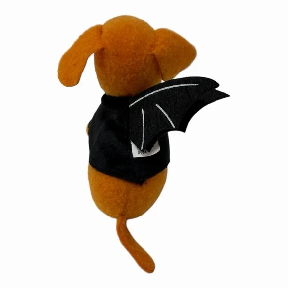 Halloween 2024 Fabric Dog Bat Costume Figurine Target Bullseye Halloween (Glue) - Picture 4 of 5